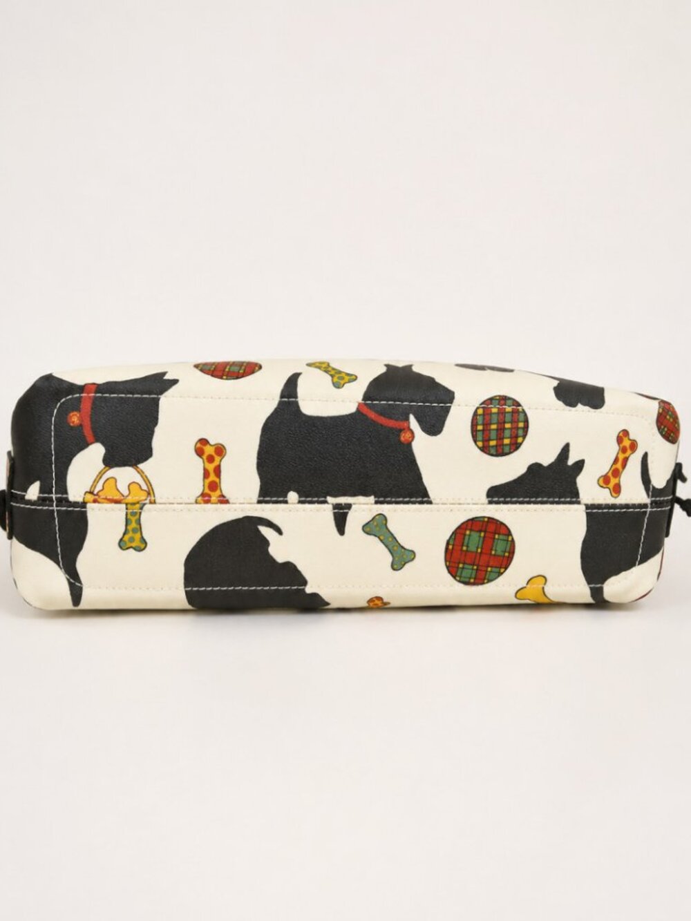 Dooney & Bourke Scottie Dog Print Tote Shoulder Bag USA Vintage Coated Canvas - Picture 8 of 11
